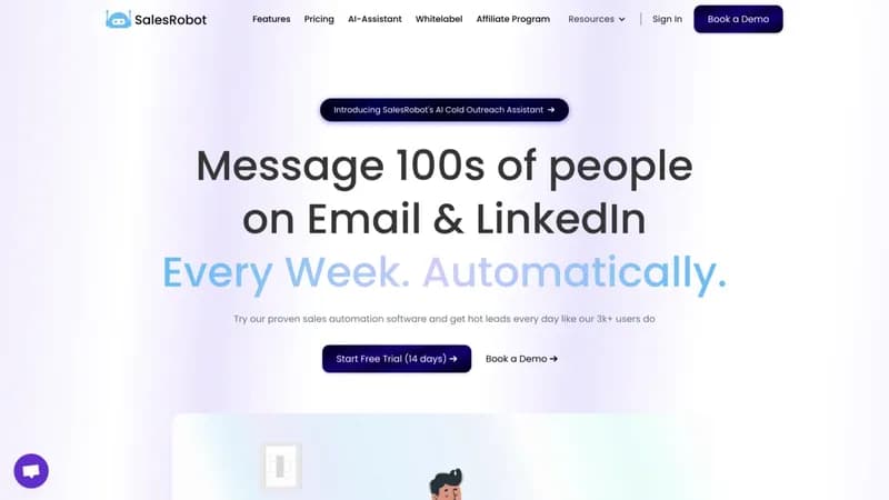 SalesRobot screenshot