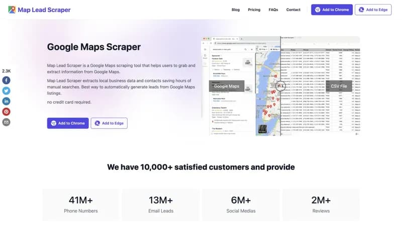 Map Lead Scraper screenshot