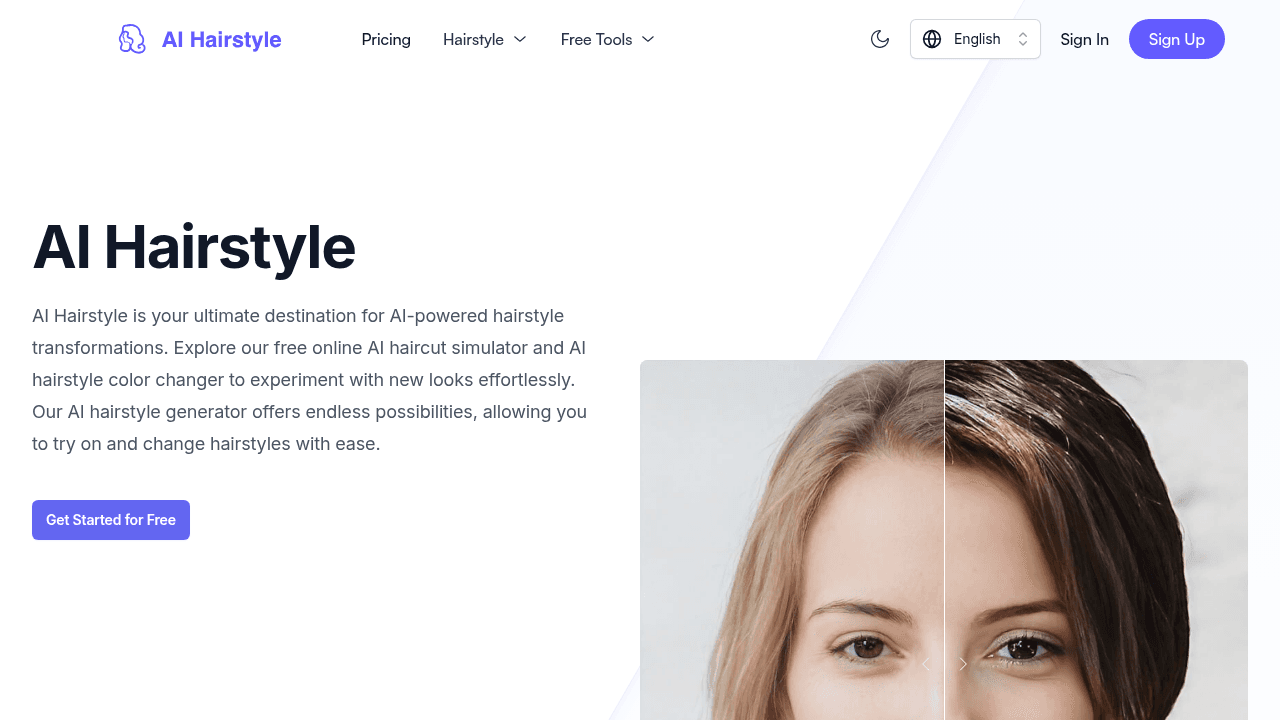 ai hairstyle website
