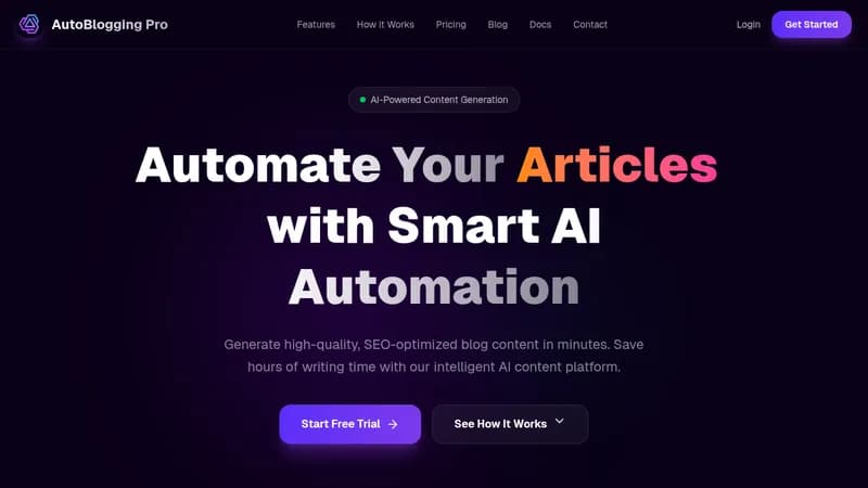 autoblogging pro website