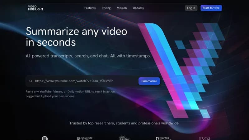 video highlight website