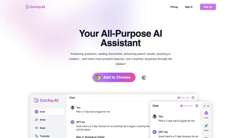 Docky.AI screenshot