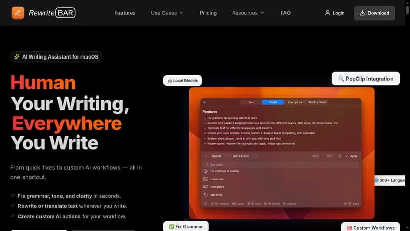 rewritebar website