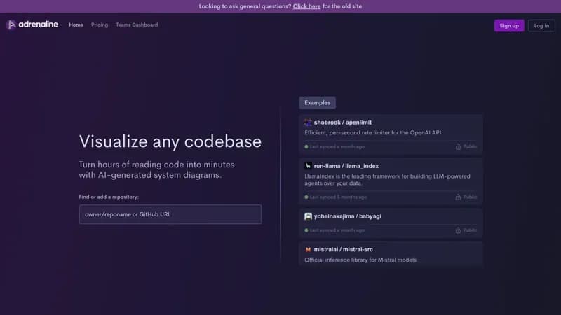 Vision screenshot