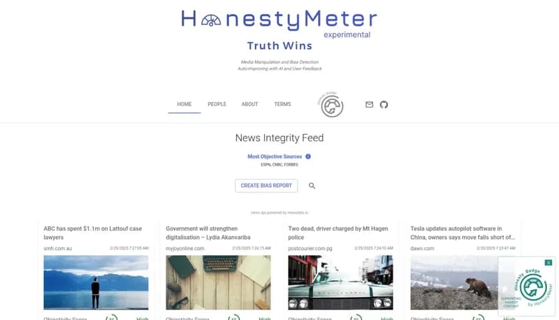 Honesty Meter screenshot