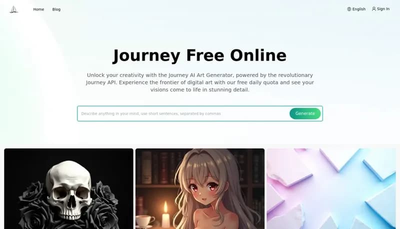 Journey AI Art Generator screenshot