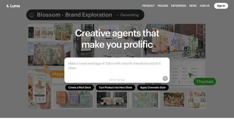 luma website