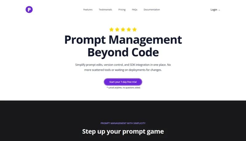 PromptGround screenshot