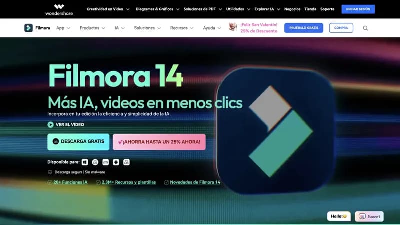 Wondershare Filmora screenshot
