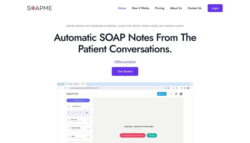 SOAPME.AI screenshot