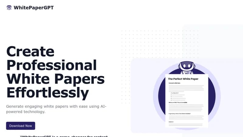 whitepapergpt website