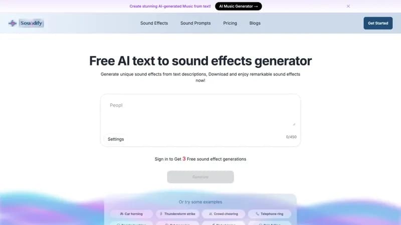 Soundify screenshot