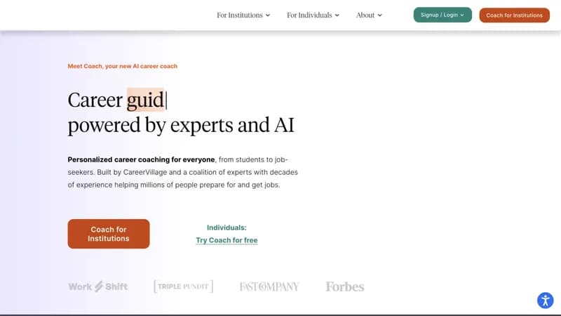 www.aicareercoach.org screenshot