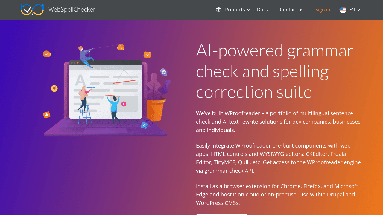 webspellchecker website