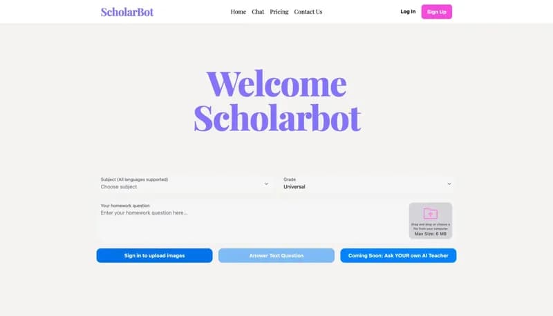 Scholarbot.ai screenshot