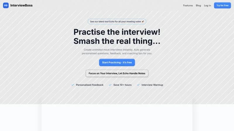 InterviewBoss screenshot