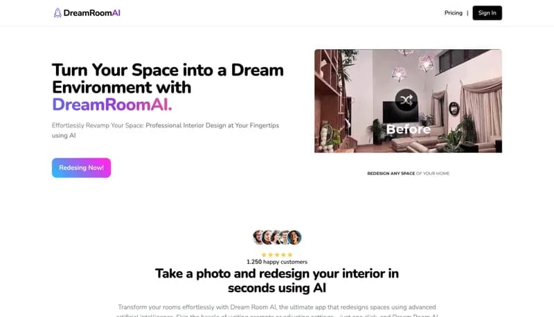 DreamRoom AI screenshot