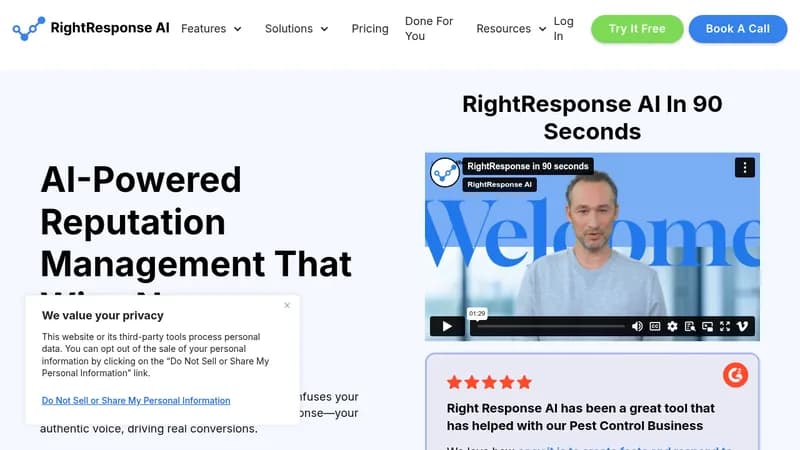 rightresponse ai website