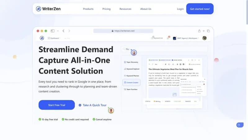 WriterZen screenshot
