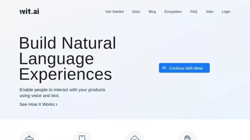 Wit.ai screenshot