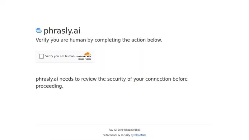 Phrasly screenshot