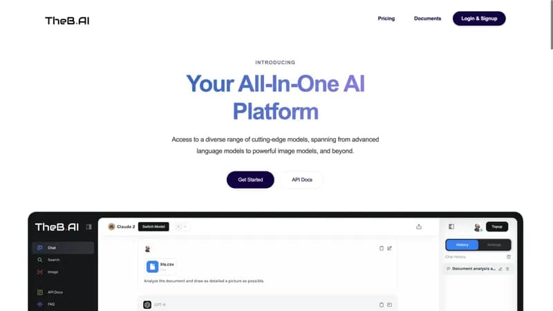 TheB.AI screenshot