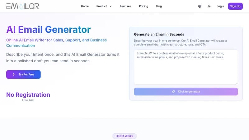 ai email generator website