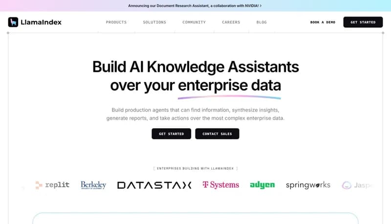 LlamaIndex screenshot