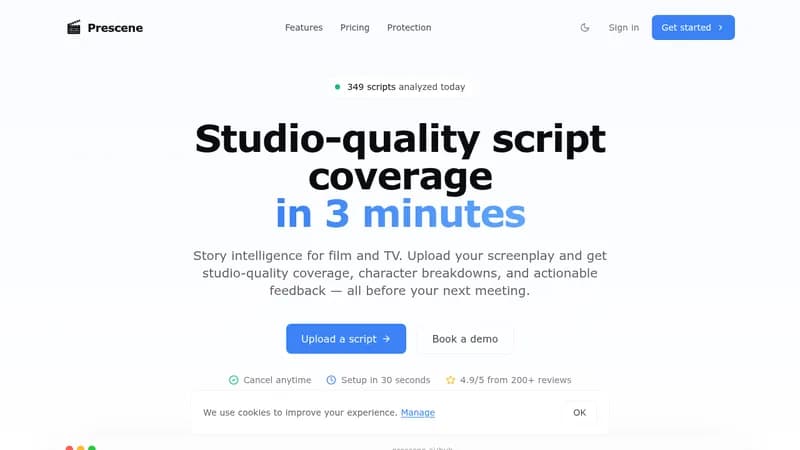 prescene website