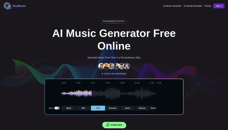 YouMusic.AI screenshot