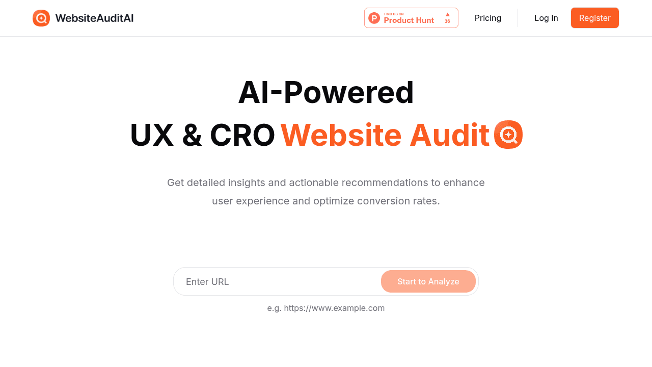 websiteauditai website