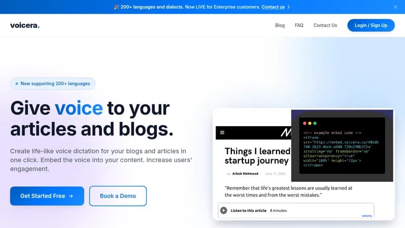 voicera website