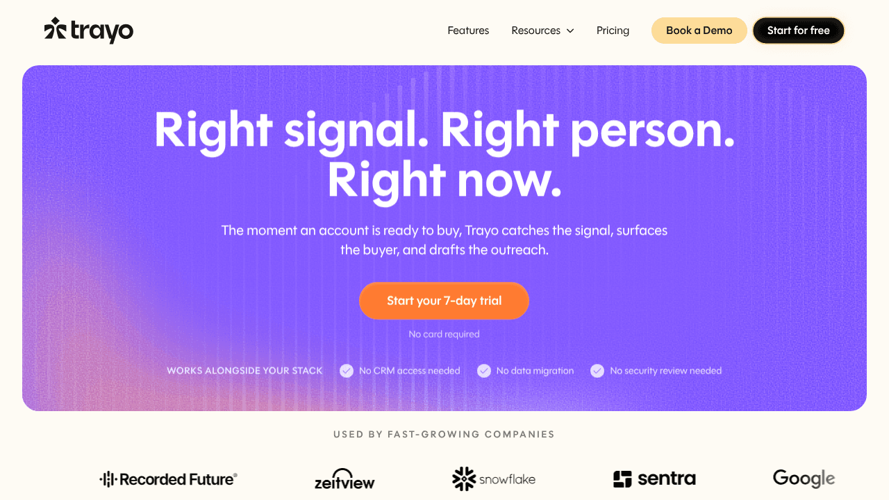 trayo website