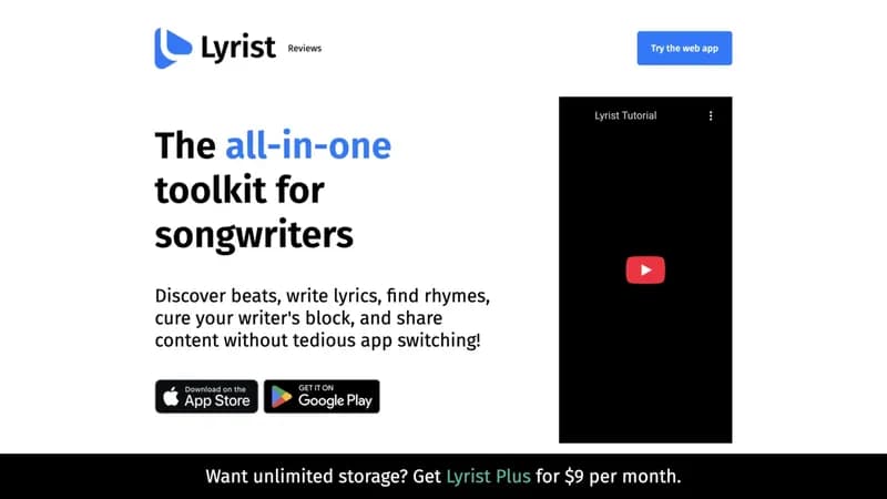 Lyrist screenshot
