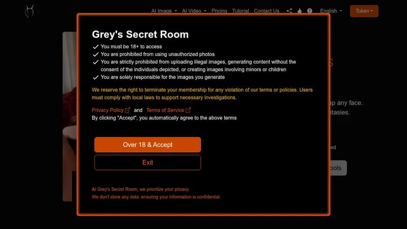 grey's secret room website