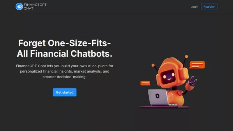 FinanceGPT Chat screenshot