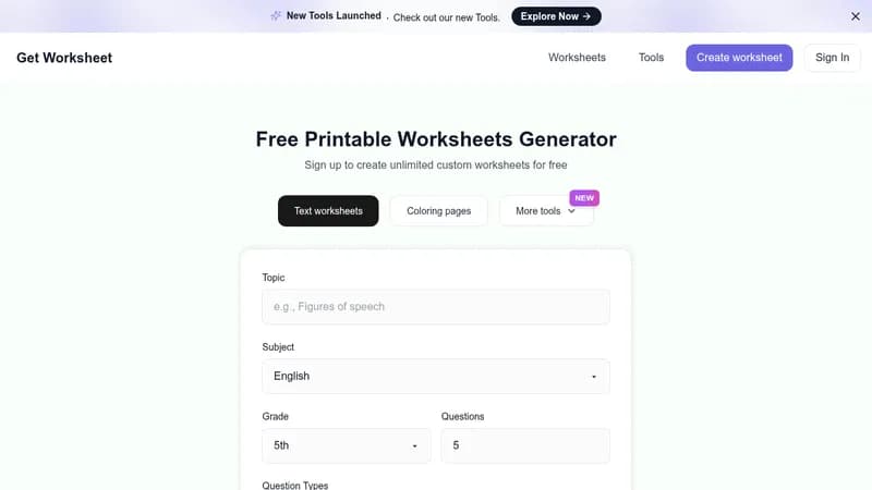 get worksheet website