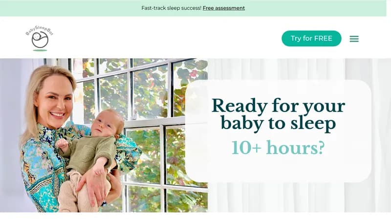 babysleepbot website