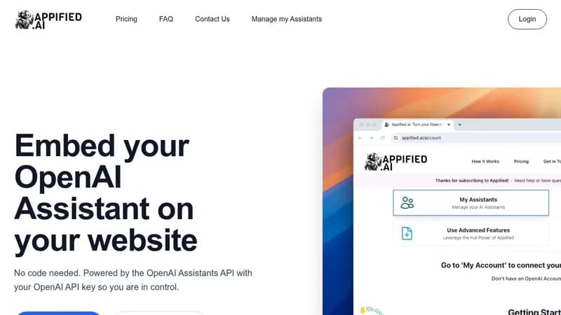 appified website