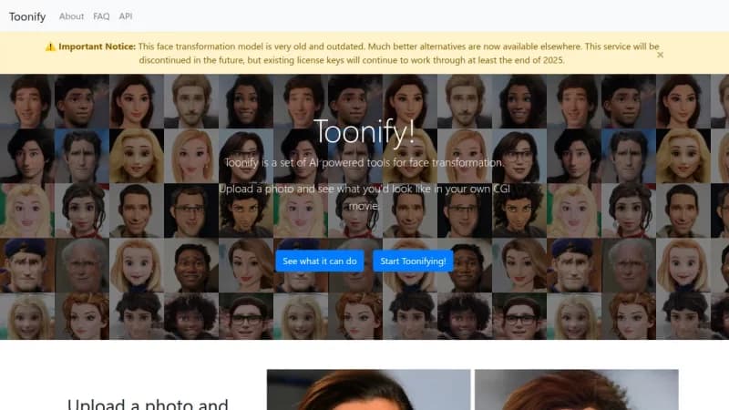 Toonify! screenshot