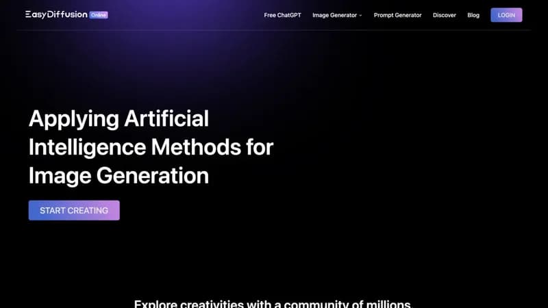 EasyDiffusion Online screenshot