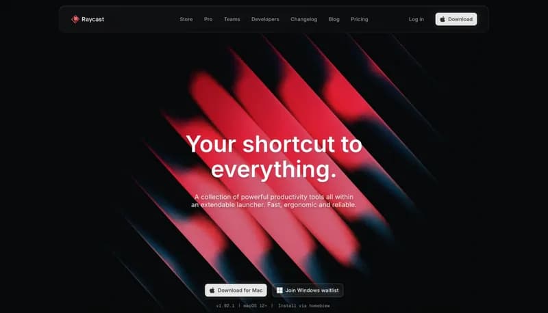 Raycast screenshot
