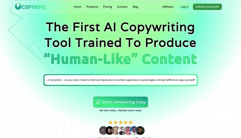 Copywhiz screenshot