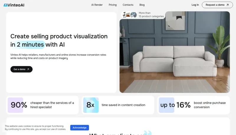 Vinteo AI screenshot