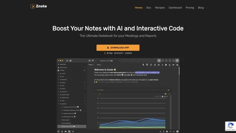 Znote screenshot