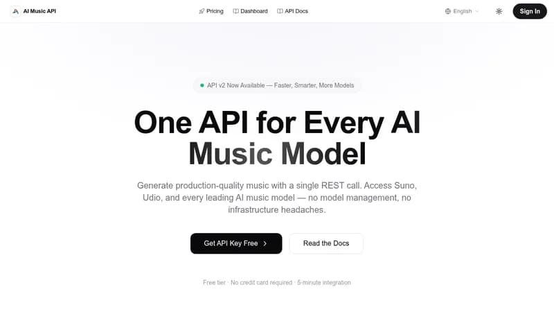 ai music api website