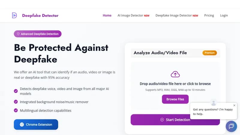 deepfake detector website