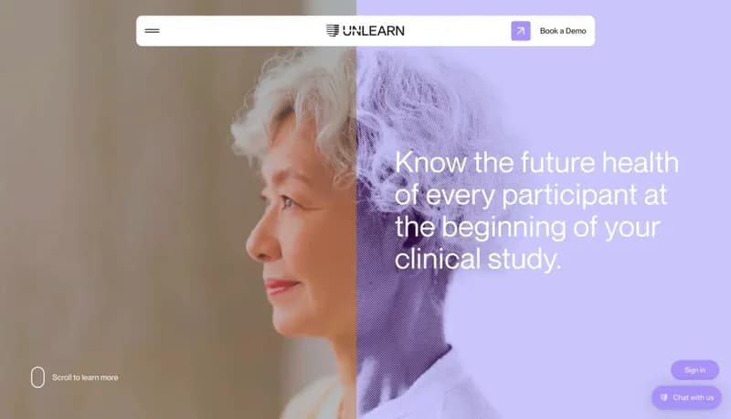 Unlearn.ai screenshot