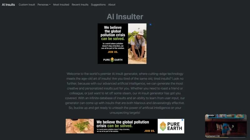 AI Insult Generator screenshot