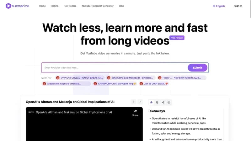 Summarize.ing screenshot